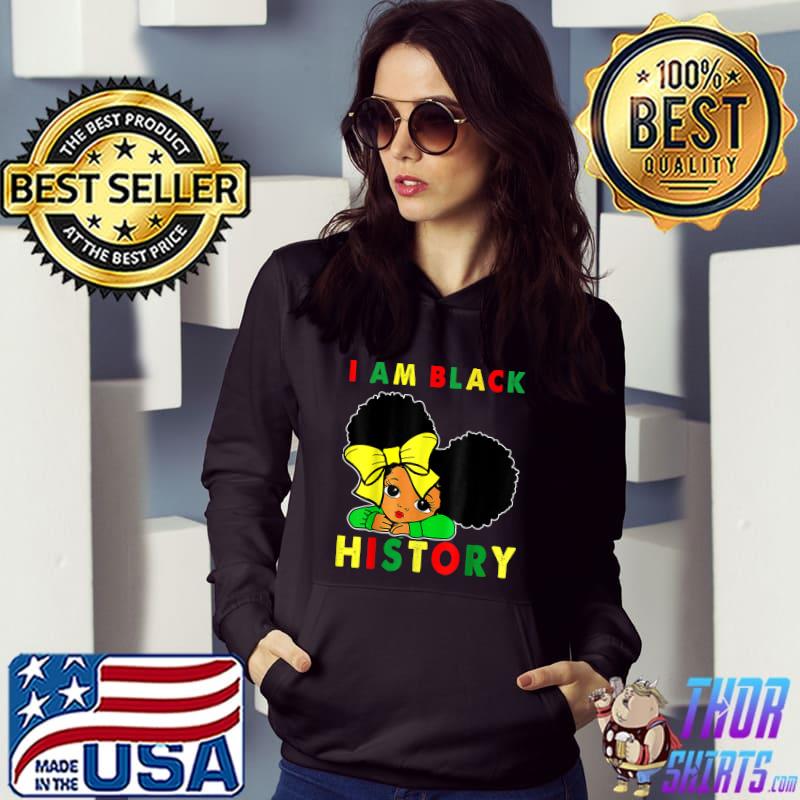 I Am The Strong African Queen girls - Black History Month T-Shirt