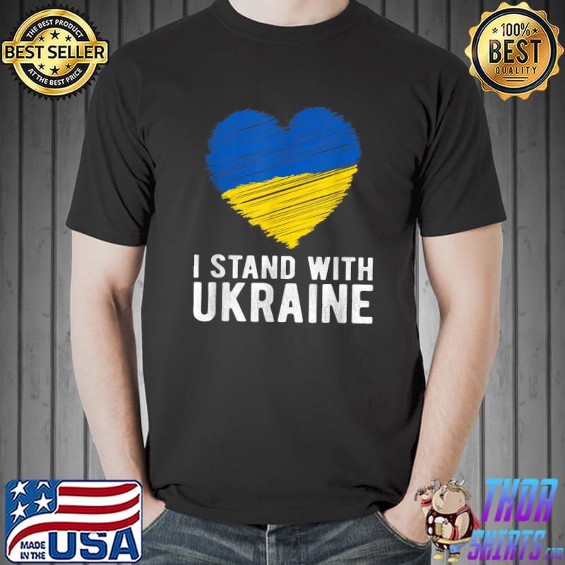 I Stand with Ukraine love T-Shirt Unisex