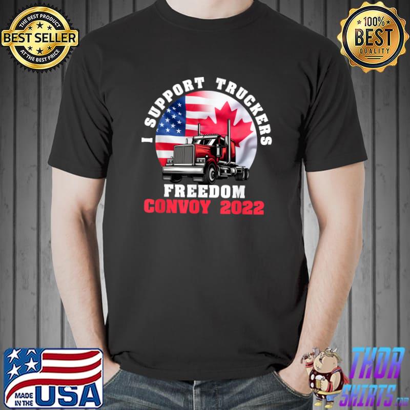 人気スポー新作 Freedom Convoy 2022 I Identify As Canadian Trucker Support Premium  TShirt megjc.gov.jm