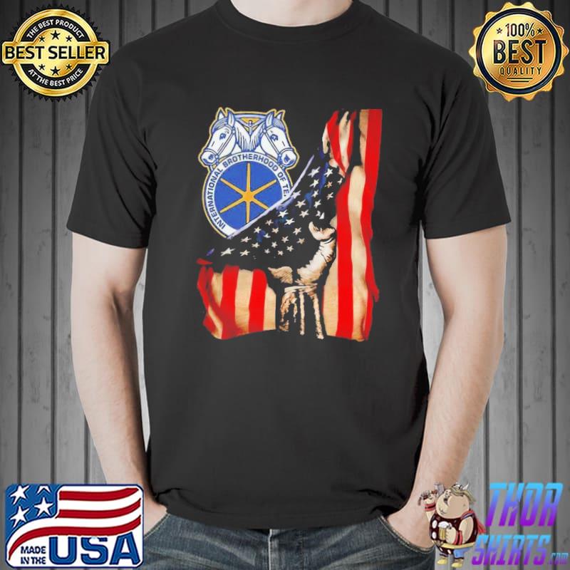 International Brotherhood Of Teamsters American Flag Shirt