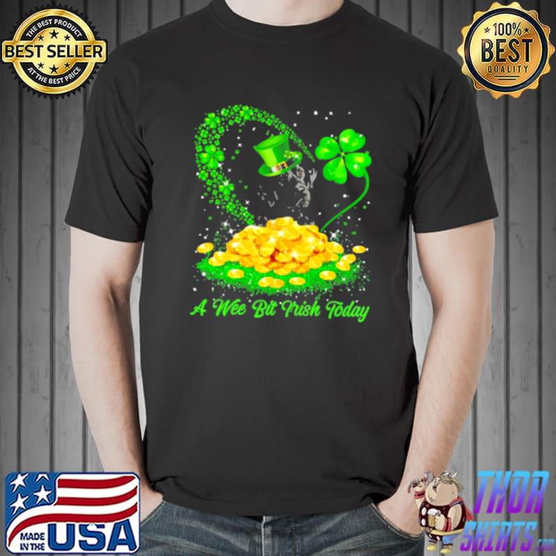 Irish Today Black Labrador Dog A Wee Bit Irish Today Shirt Unisex