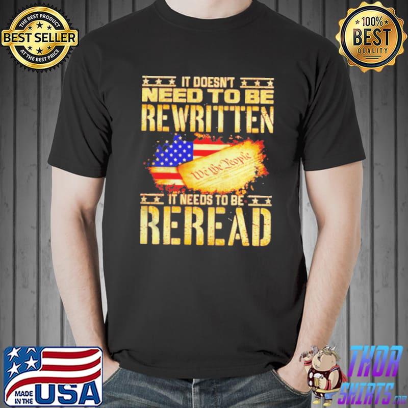 It's doesn't need to be rewritten it's need to be reread Unisex