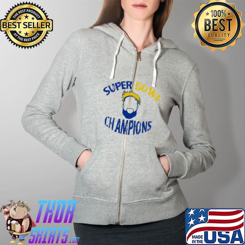 Los Angeles Rams Odell Beckham Jr Super Bowl Champions Shirt Full Zip Hooded