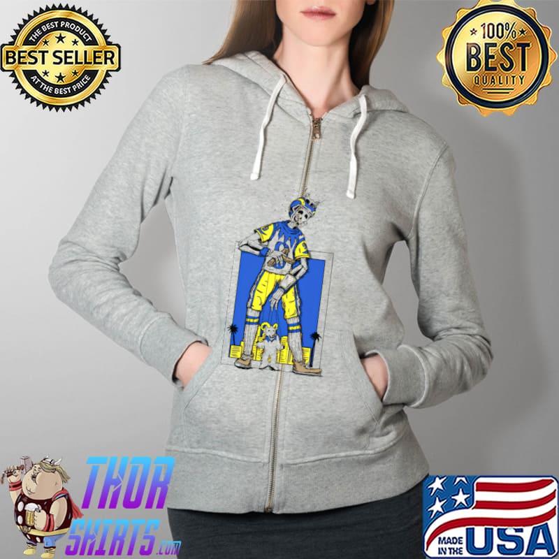 Los Angeles Skeleton Full Zip Hooded
