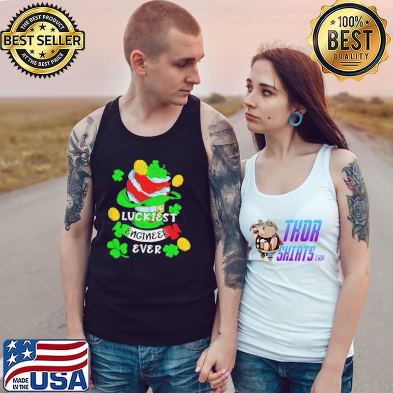 Luckiest engineer ever st patrick's day Tank Top