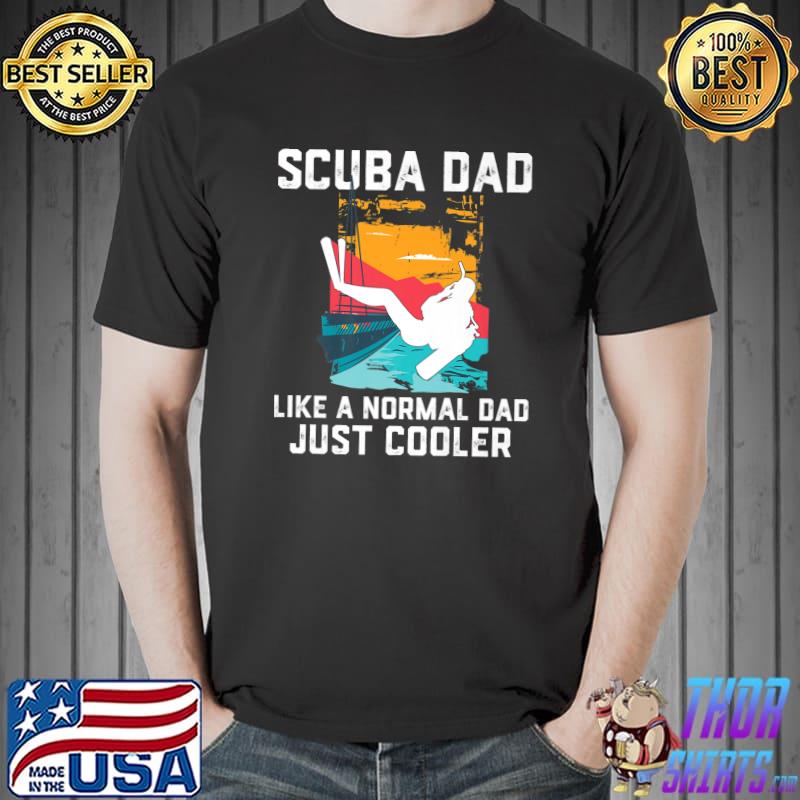 Mens Scuba Diving Gift for Men Suba Diver Fathers Day Diving Dad Premium T-Shirt Unisex