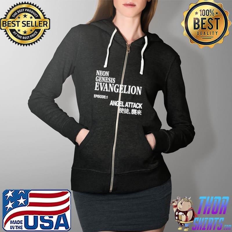 Neon Genesis Evangelion Episode 1 Angel Attack Full Zip Hooded