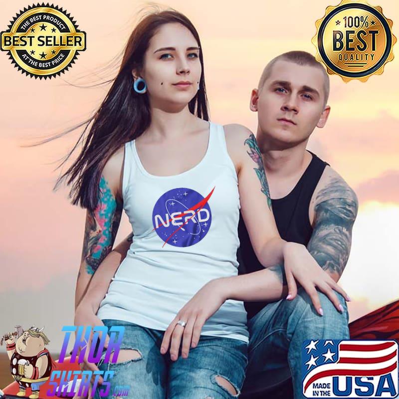 Nerd Nasa Parody logo Tank Top