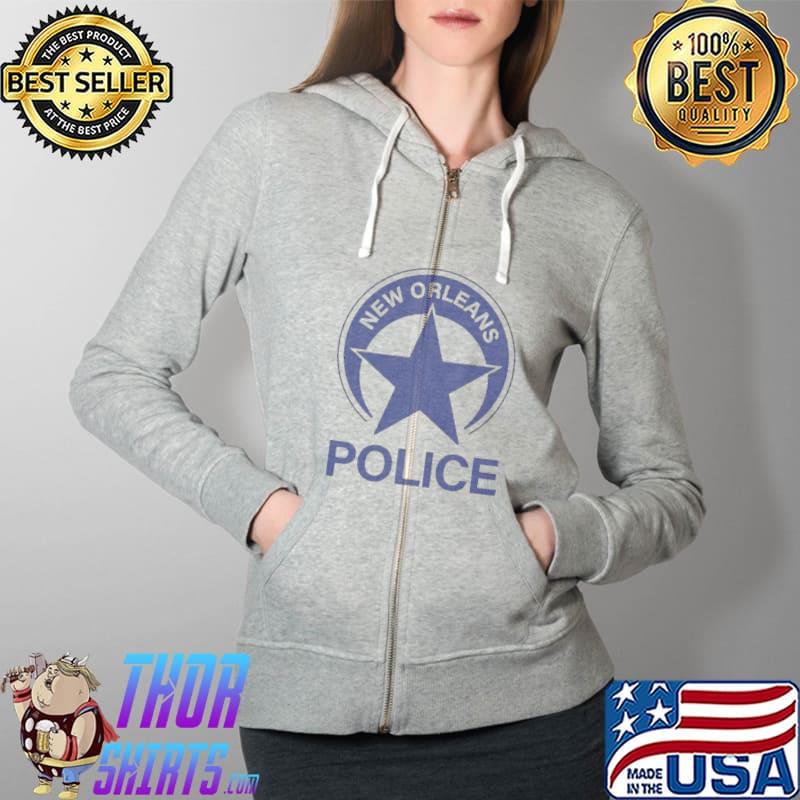 New Orleans Police Department Nopd Shirt Full Zip Hooded