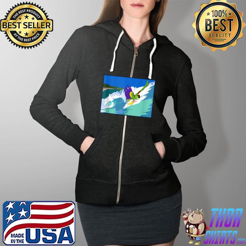 Nice RobbieD BirD Just the Bird No Text by Myan Bryko T- Full Zip Hooded