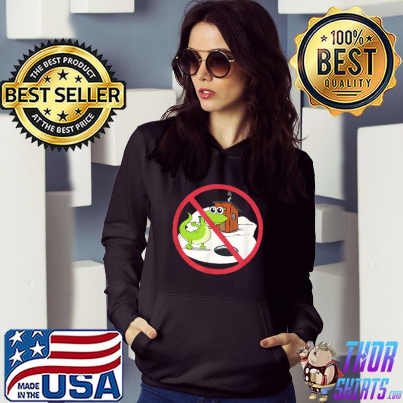 No Lizard Ice Fishing Shanty Funny T-Shirt