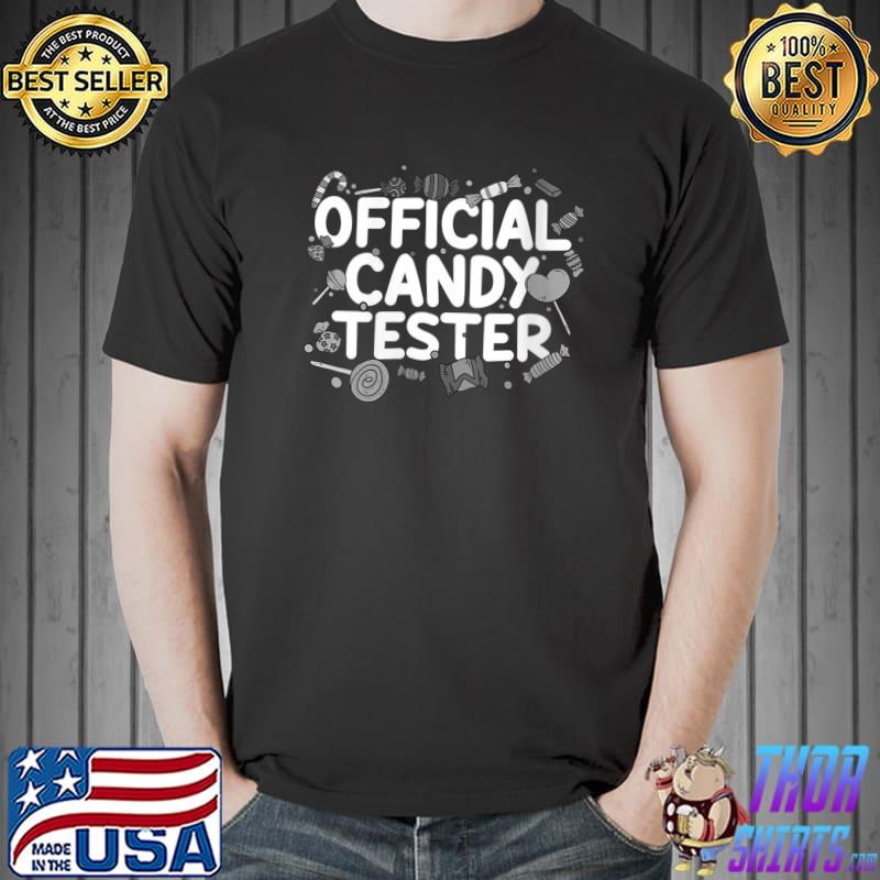 Official Cool Candy Art Men Women Kids Lollipop Candy Bar Halloween T- Unisex