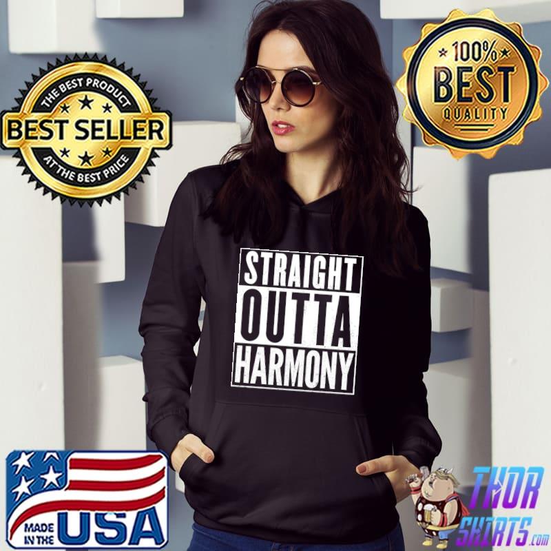 Original Straight Outta Harmony Vintage Distressed T- Hoodie