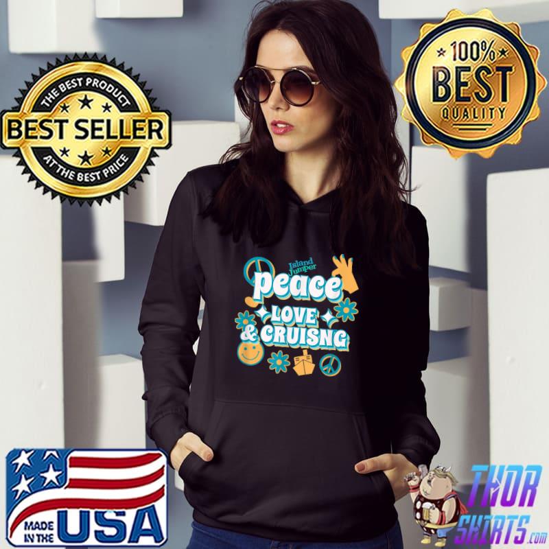 Peace Love and Cruising - 70's Retro style Design T-Shirt