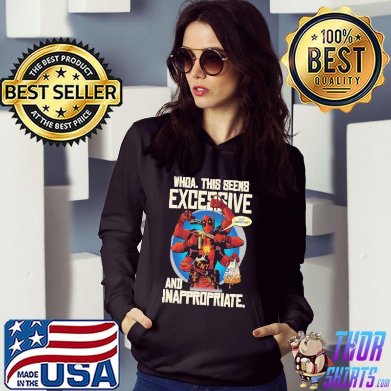 Premium Six inappropriate deadpool arms shirt