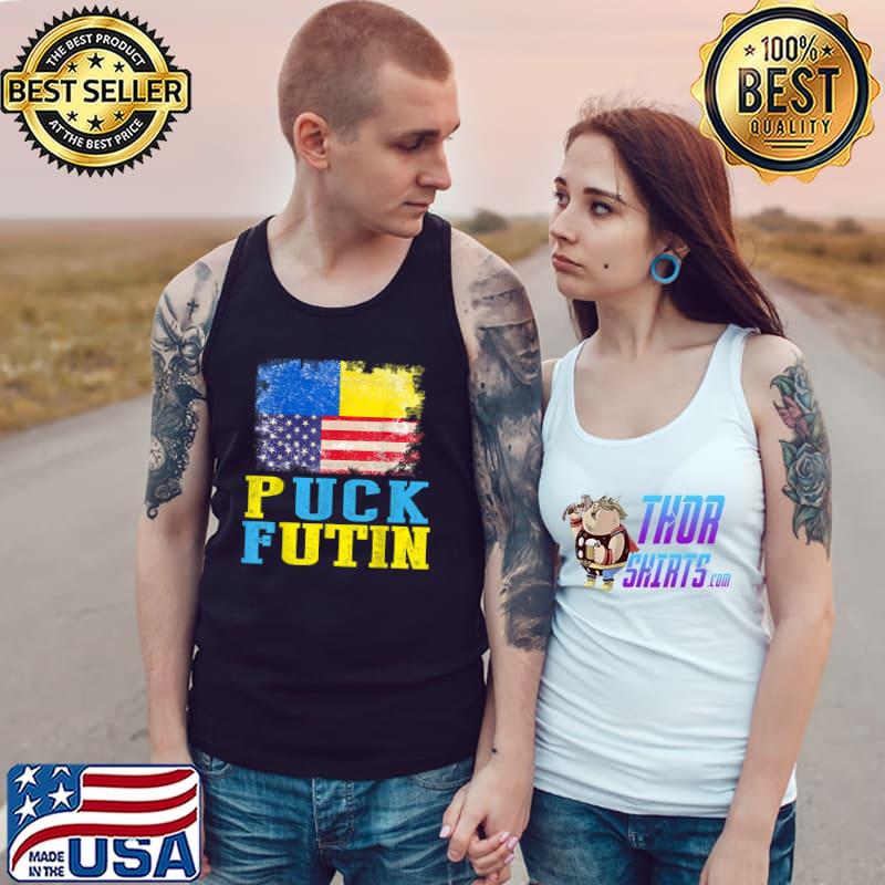 Puck Futin Meme I Stand With Ukraine Ukrainian Lover support T-Shirt Tank Top