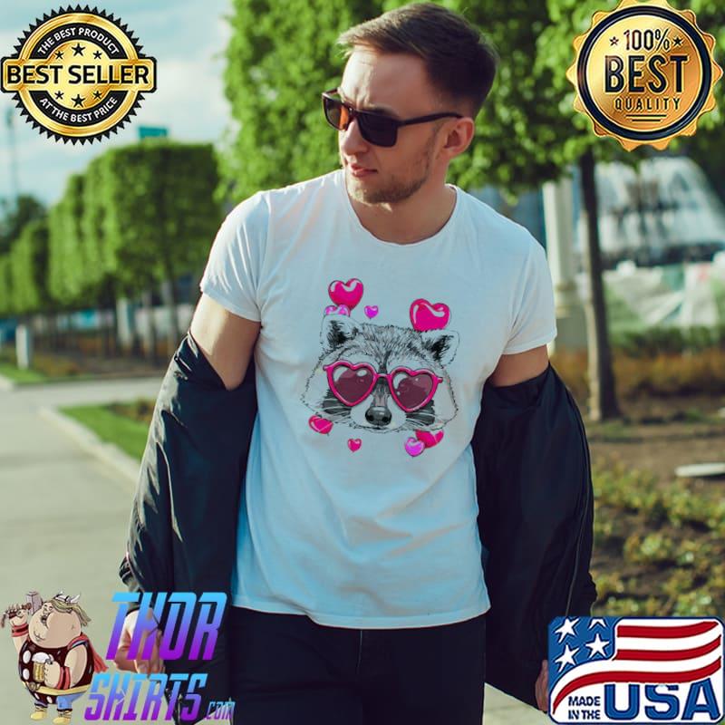 Raccoon Valentine’s Day Shirt Unisex