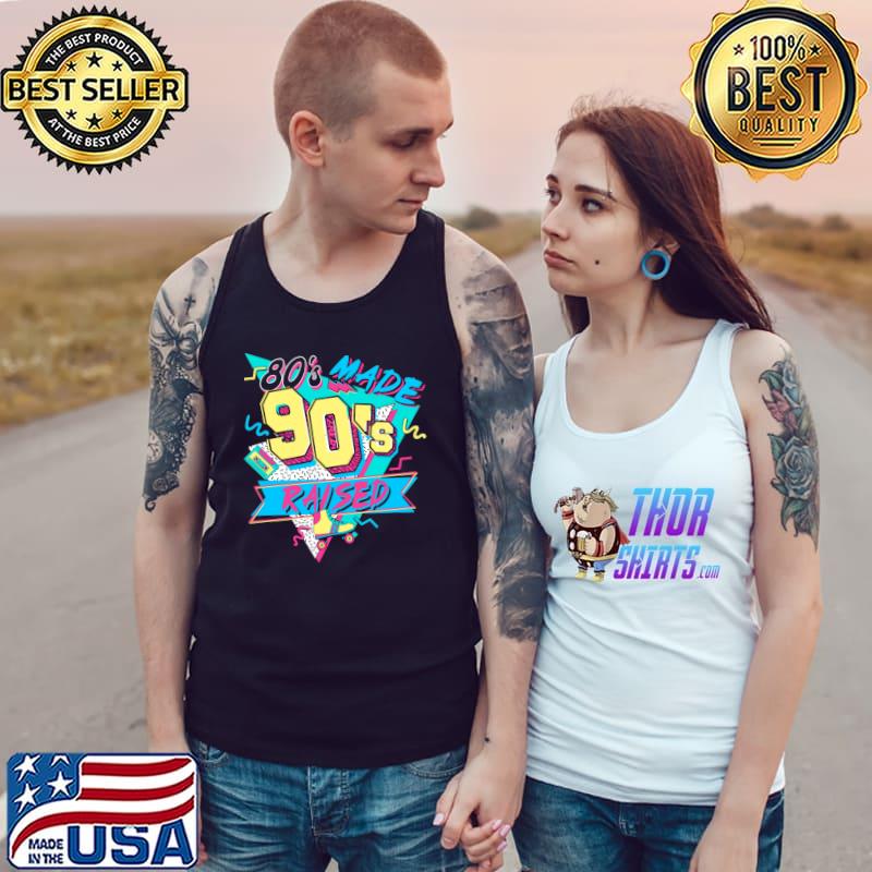 Retro Vintage Pastel 70s 80s Made 90s Raised T- Tank Top