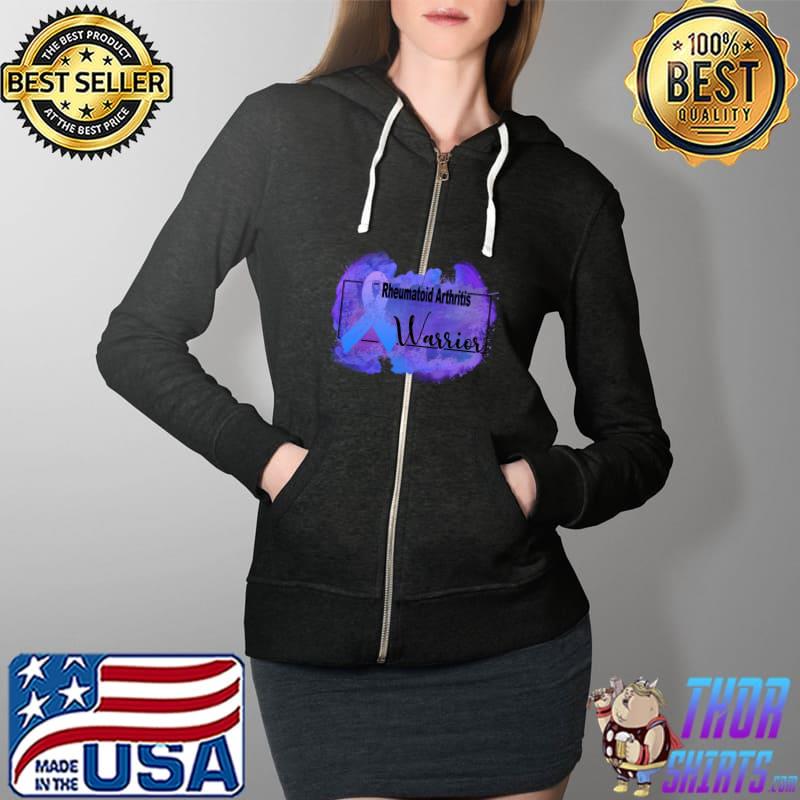 Rheumatoid Arthritis Awareness T-Shirt Full Zip Hooded