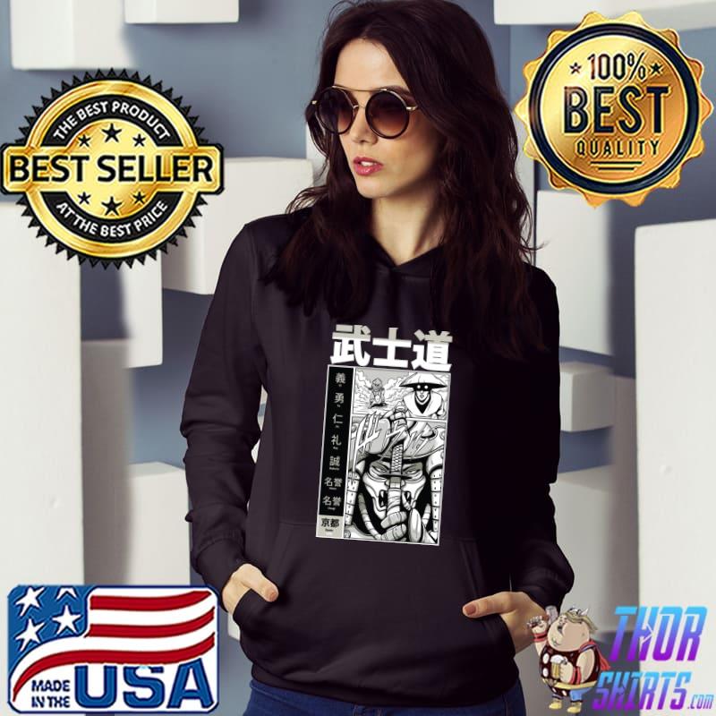 Samurai Bushido Comic Book Japanese Style Illustration T-Shirt Hoodie