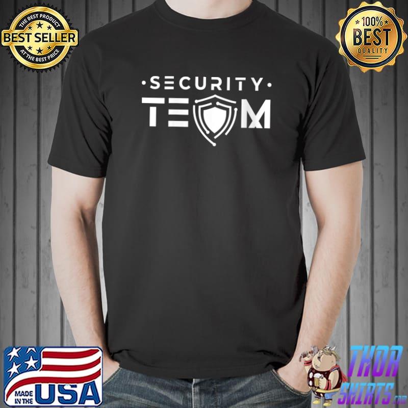 Security Team Bodyguard Guard Job Officer T-shirt
