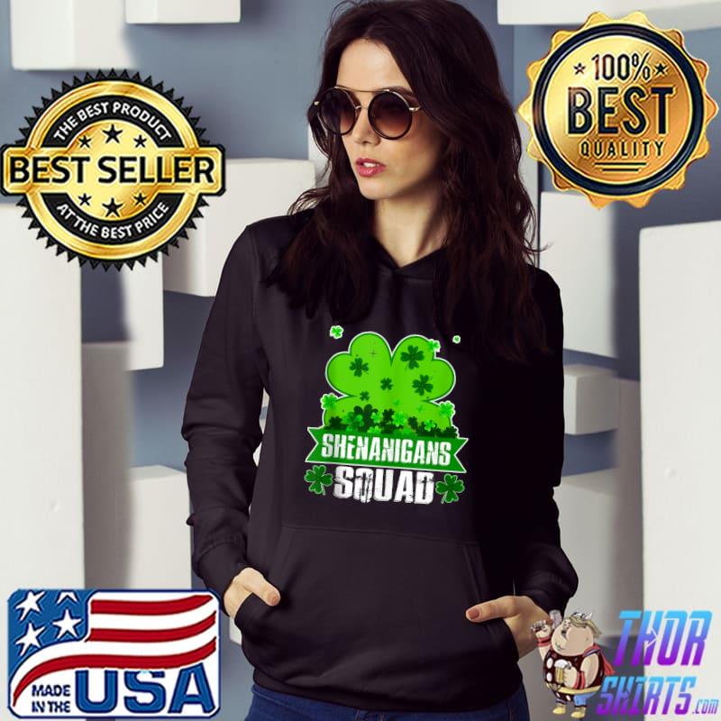 Shenanigans Squad Shirt St Patricks Day Shamrock Clover T-shirt