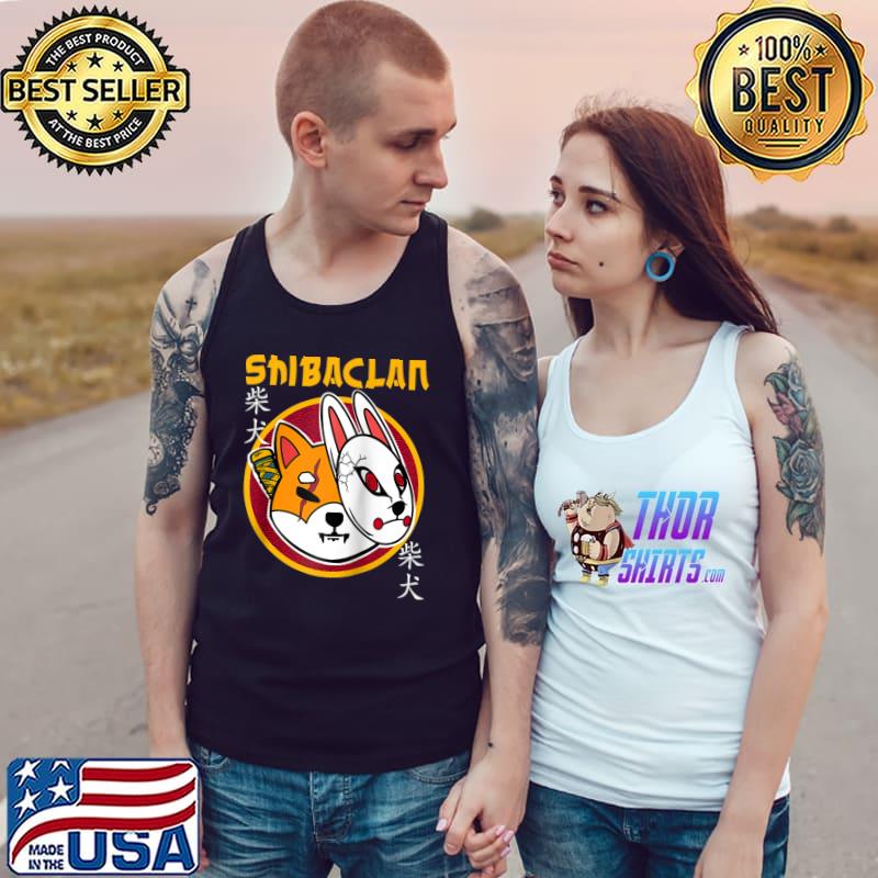 SHIB ARMY Crypto Samurai Ninja T-Shirt Shiba Inu Coin T- Tank Top