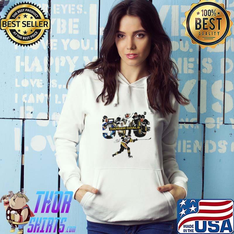Sidney crosby has 500 career goals Pittsburgh penguins nhl shirt
