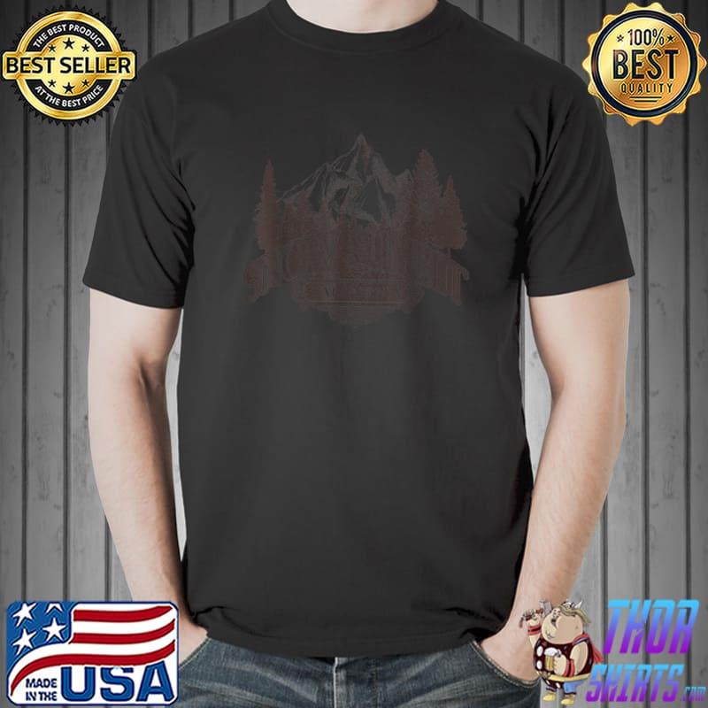 Snow Summit Vintage Mountains Hiking California Retro T-Shirt Unisex