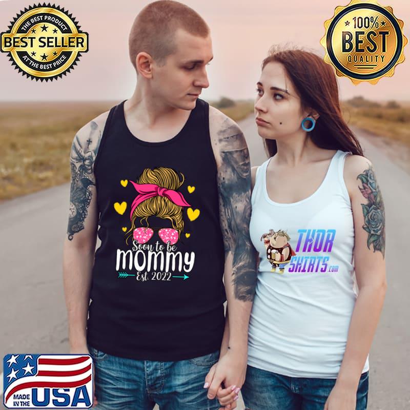 Soon To Be Mommy Est 2022 Pregnancy Announcement T- Tank Top