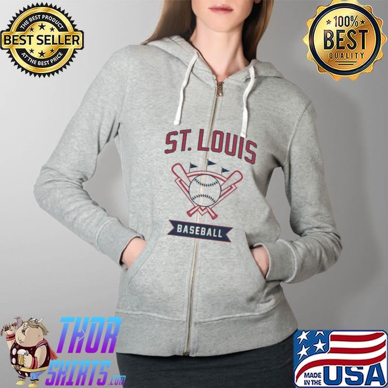 St louis baseball Full Zip Hooded