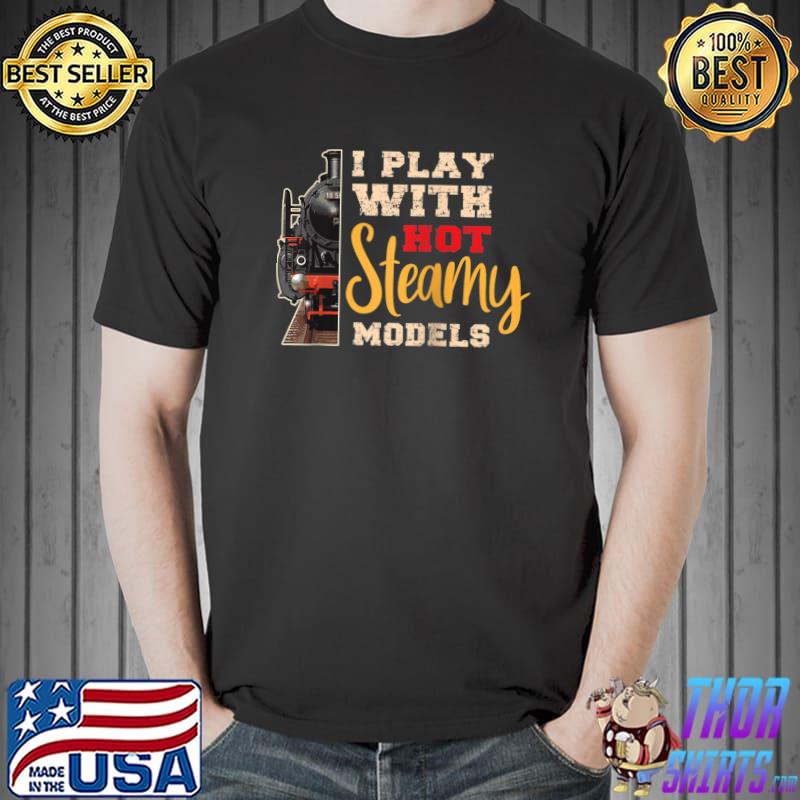 Steam Engine Train Locomotive Model Trains Engineer T- Unisex
