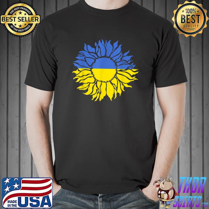 Sunflower Of Peace Ukraine Ukraine Strong Vyshyvanka Long T-Shirt