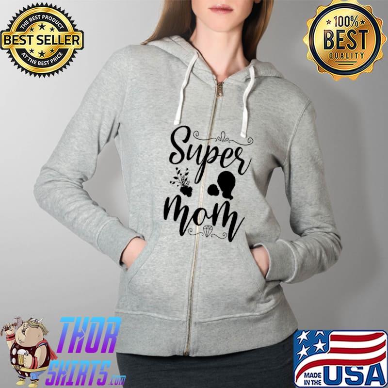 Super mom art Full Zip Hooded