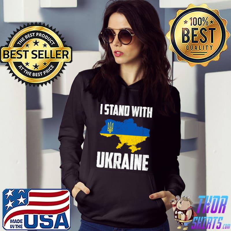 Support Ukraine I Stand With Ukraine T-Shirt Hoodie