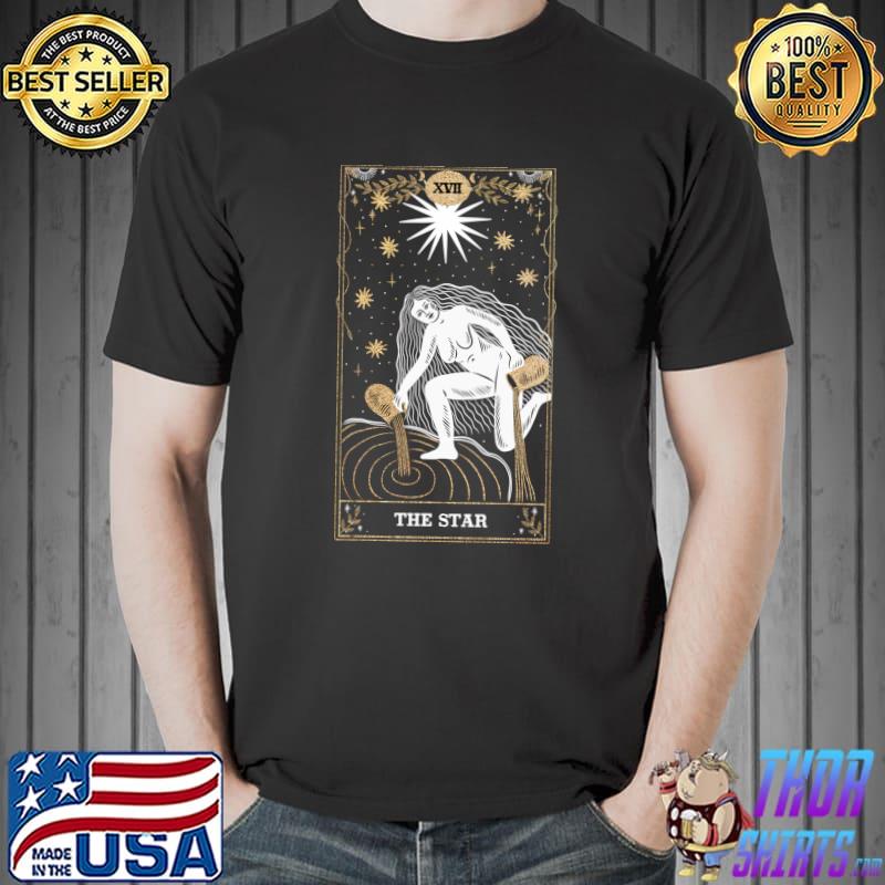 The Star Tarot Card Vintage Gothic Witch Occult T- Unisex