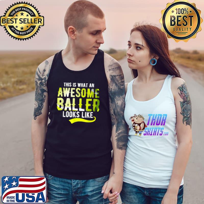 This Is What An Awesome Tennis Looks Like Funny Gifts T-Shirt Tank Top