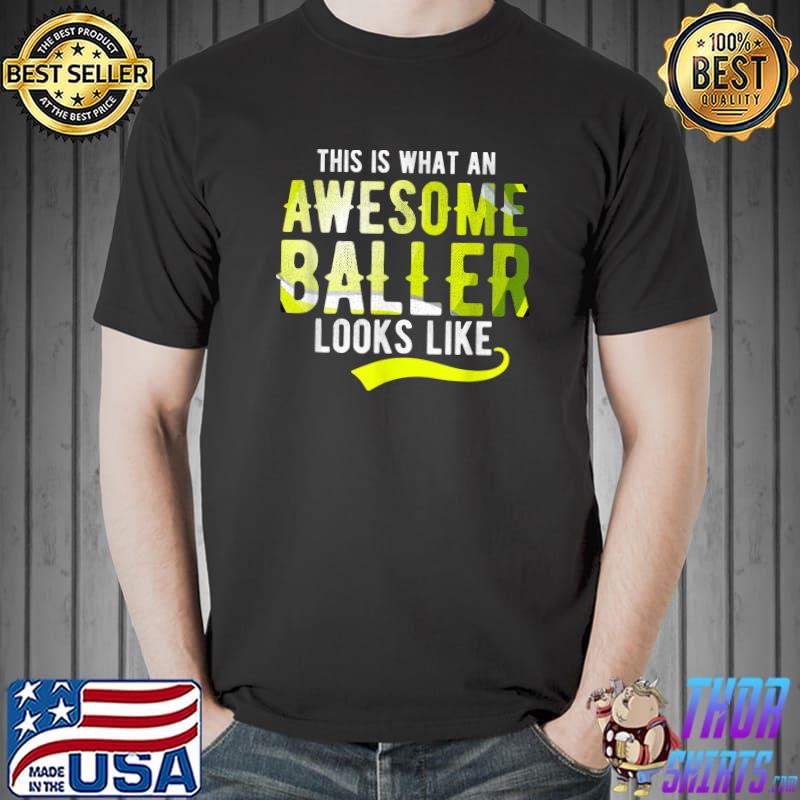 This Is What An Awesome Tennis Looks Like Funny Gifts T-Shirt Unisex