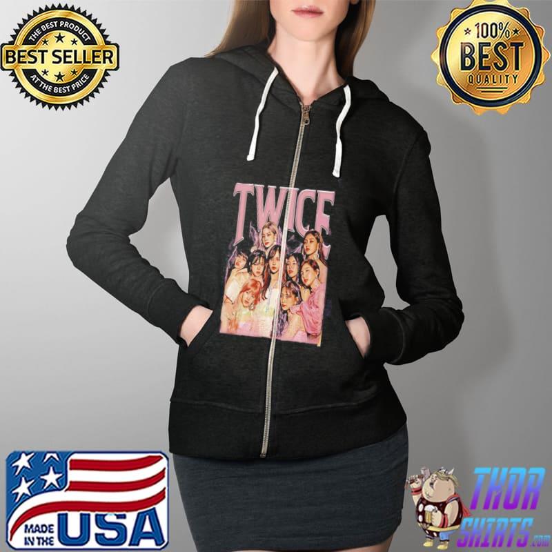 Twice tzuyu korean pop singer kpop fans vintage bootleg 90s Full Zip Hooded