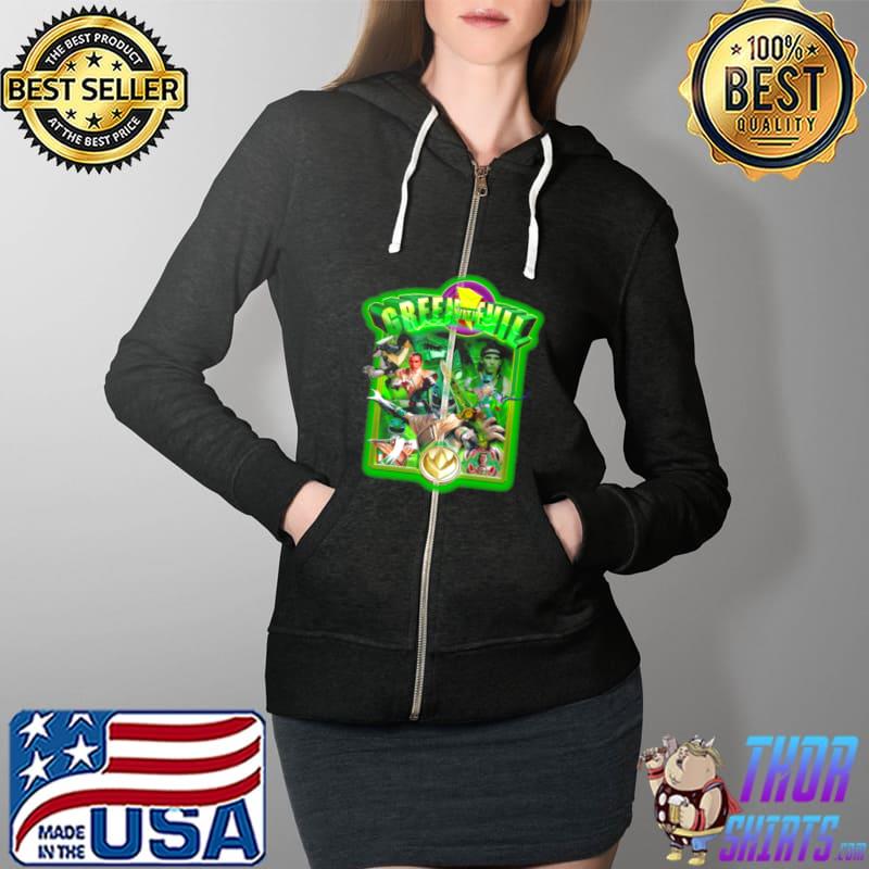 Tyt Attyre Green With Evil Shirt Full Zip Hooded