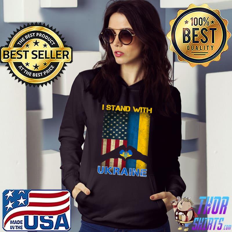 Ukrainian Lover I Stand With Ukraine T-Shirt Hoodie