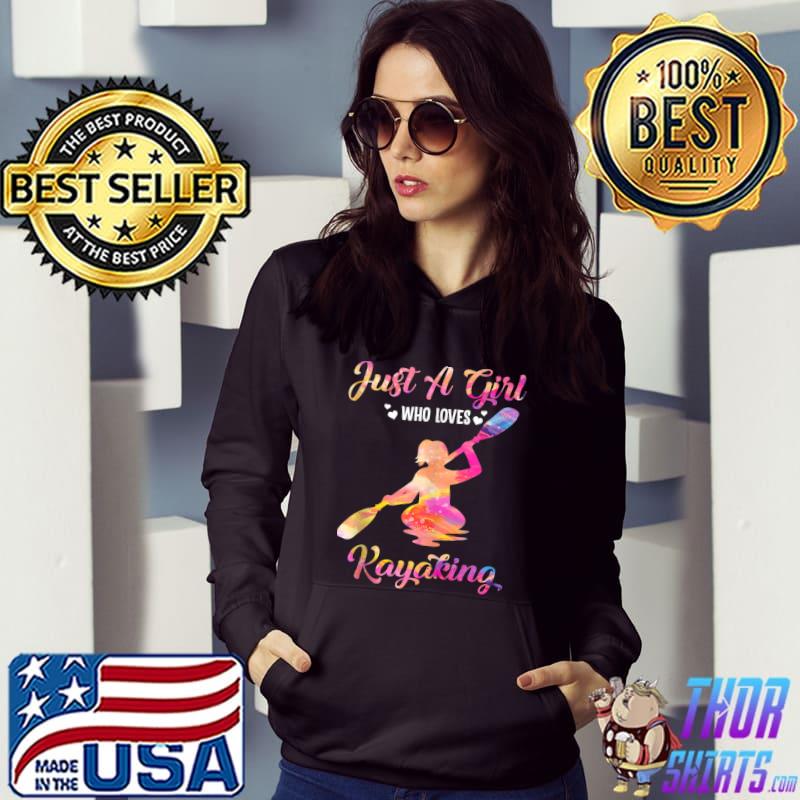 Valentine Just A Girl Who Loves Kayaking Water Sport Lover T-shirt