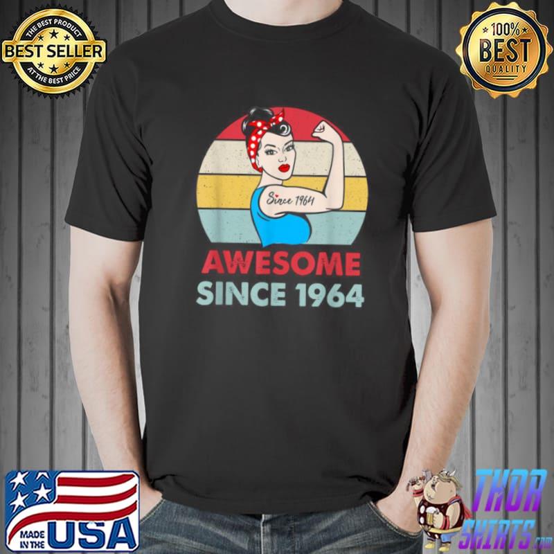 Vintage 1964 Birthday 58 Year 58th Birthday Shirt Unisex