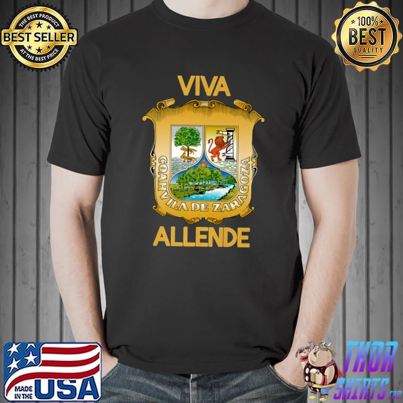 Viva Allende Coahuila Estado De Mexico Escudo Eagle Aguila Premium T-Shirt,  hoodie, sweater, long sleeve and tank top