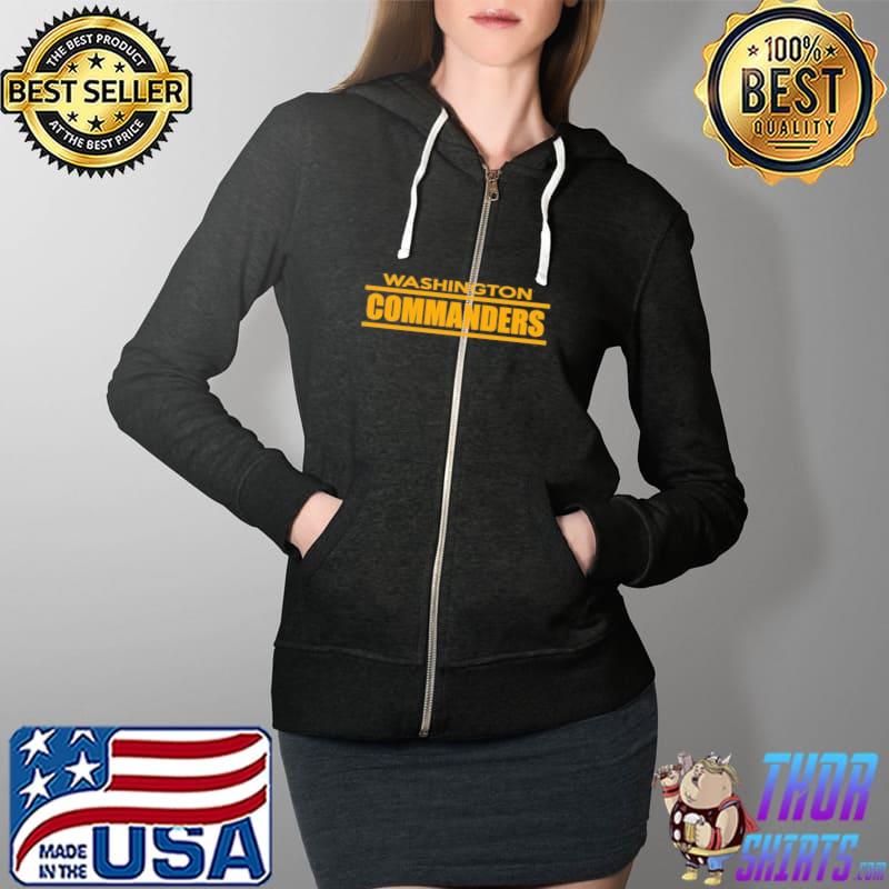 Washington Commanders Shirt Full Zip Hooded