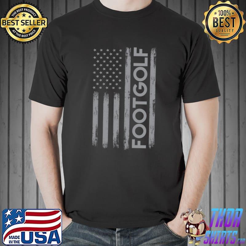 American Footgolf Design USA Flag Soccer Golf T- Unisex