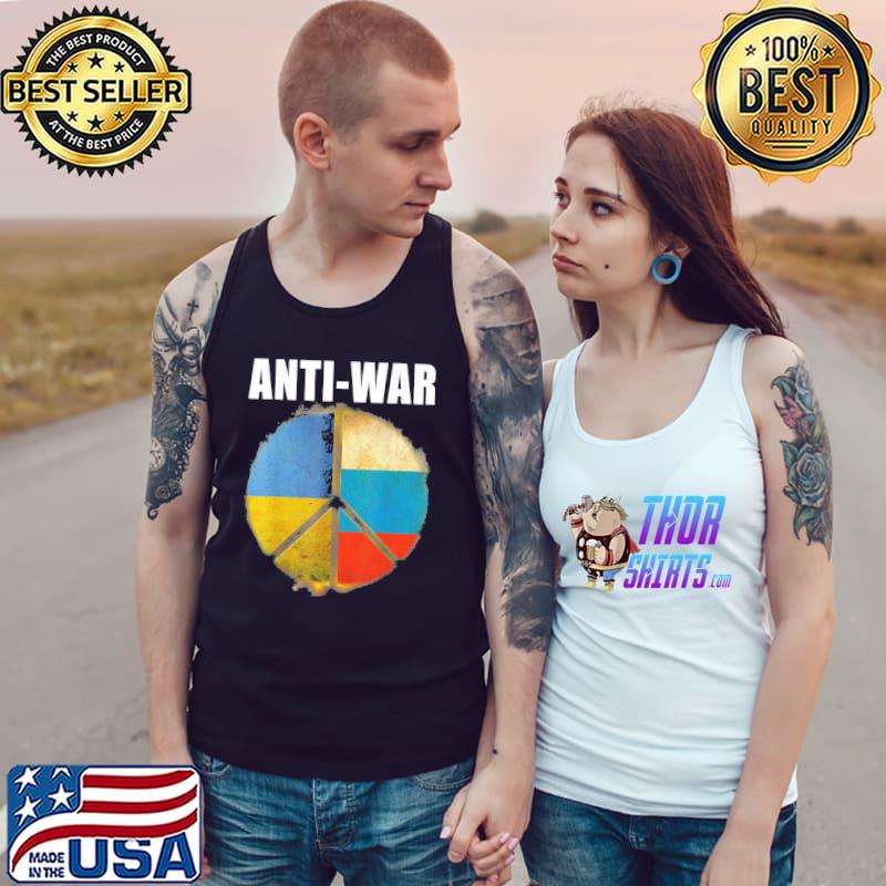 Anti War Ukraine Flag Support For Ukrainian T-Shirt Tank Top