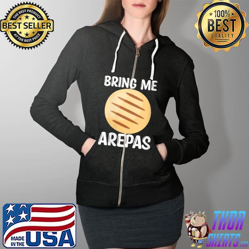 Arepa Lover Food Venezuela Colombia Vintage Arepas Food T- Full Zip Hooded