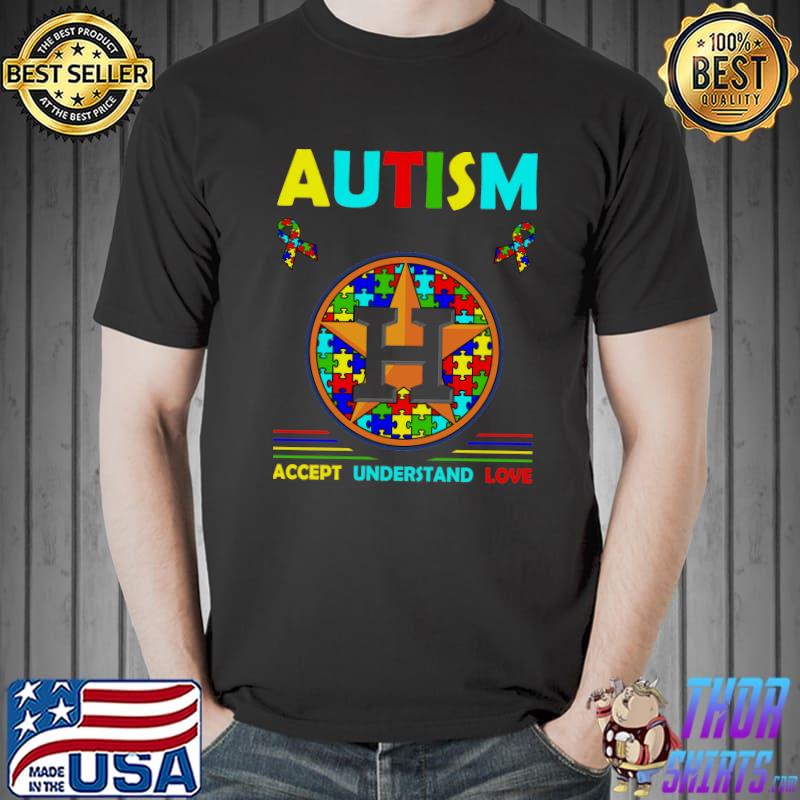 Astros T-Shirt Autism Awareness Symbol Houston Astros Gift