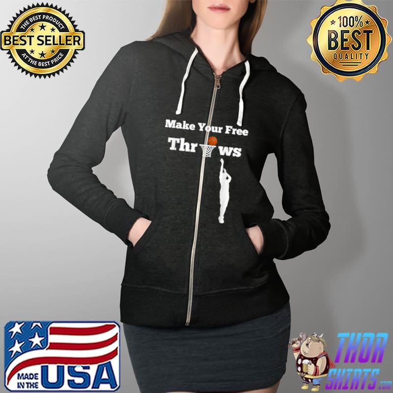 Basketball qoute sport cool Basketball Player T-Shirt Full Zip Hooded